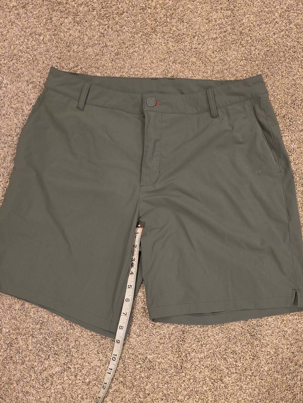 RHONE Olive Green Men's Hybrid Shorts